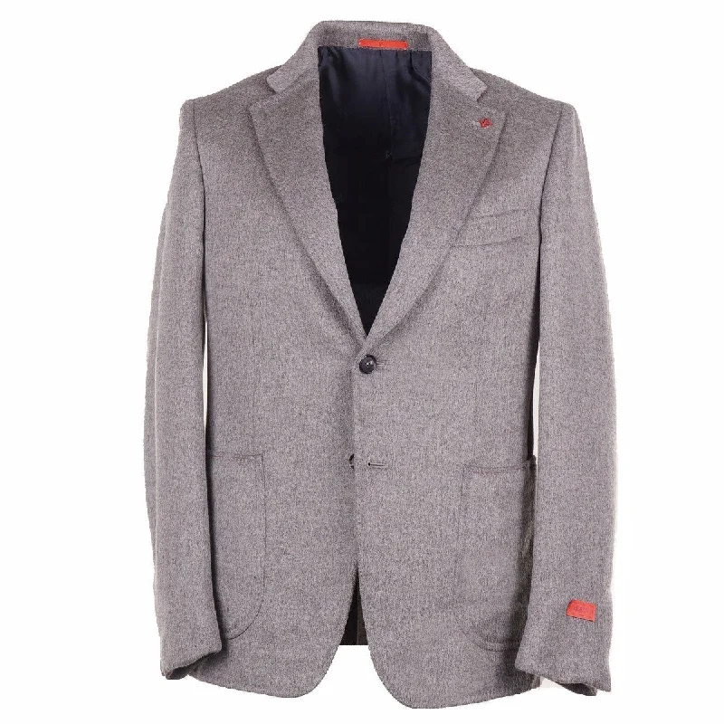 Isaia Soft Flocked Cashmere Sport Coat Practical Men's Multi