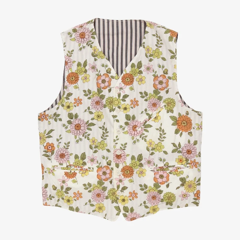 Reversible Floral Waistcoat Classic Men's Pin