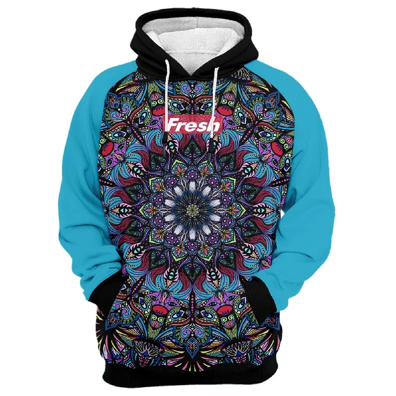 Fresh Tribe Doodle Hoodie Sophisticated Men's 