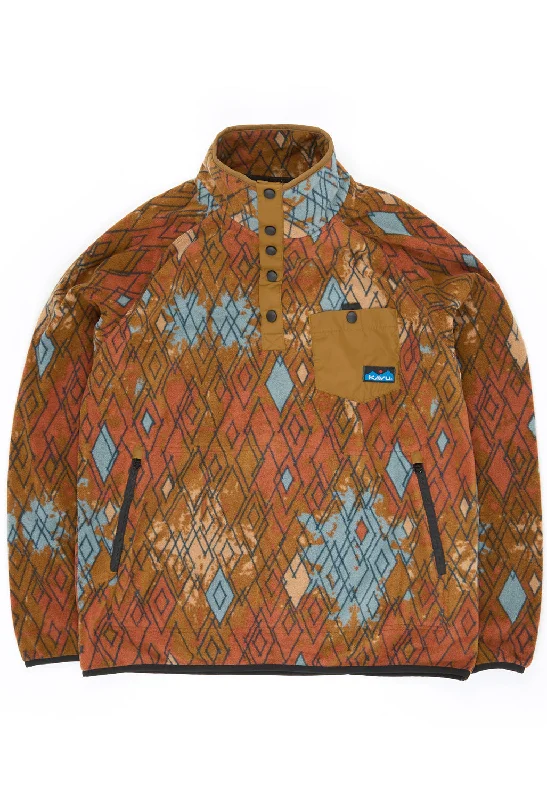 KAVU Men's Teannaway Fleece - Awhile Argyle Minimalist Men's Casual 