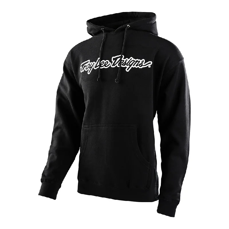 Pullover Hoodie Signature Black Luxurious Men's High