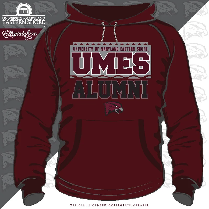 Maryland Eastern Shore | UMES | 90s ALUMNI Maroon Unisex Hoodie -DK- Dynamic Men's High