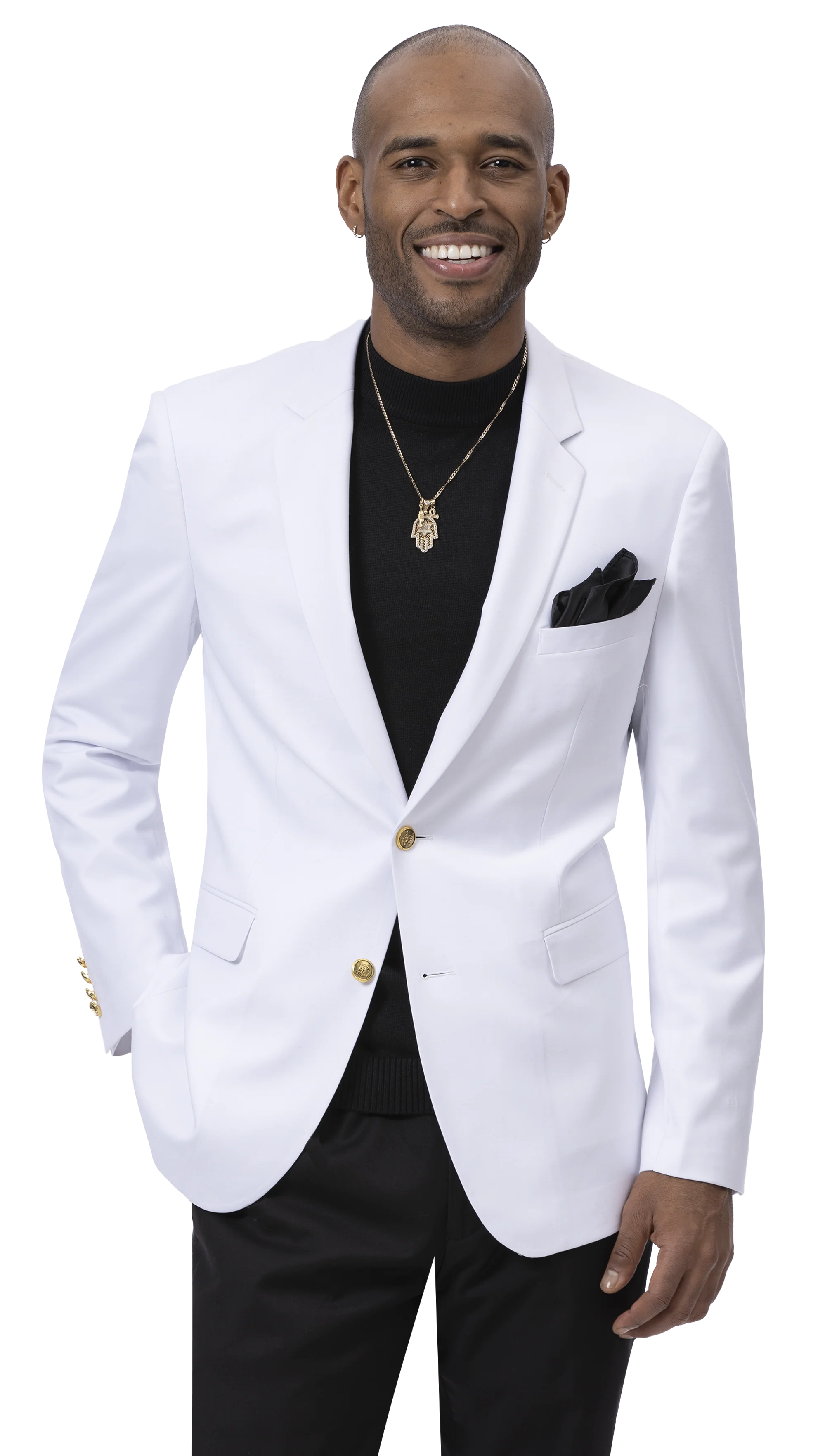 White Single Breasted Blazer J170 Rugged Men's Outdoor 