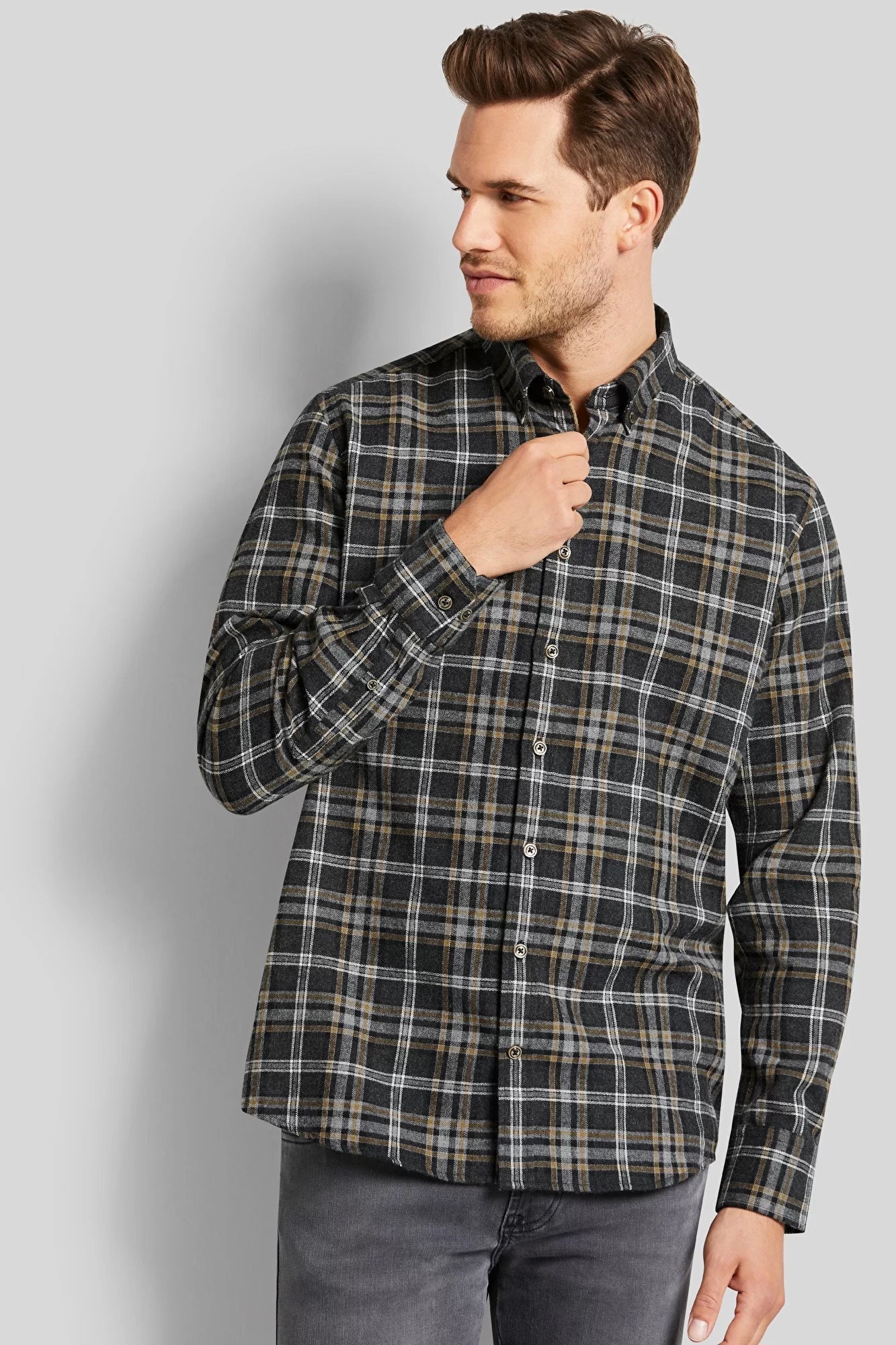 Long Sleeve Cotton Flannel Shirt 9350-48513 Casual Men's Japanese 