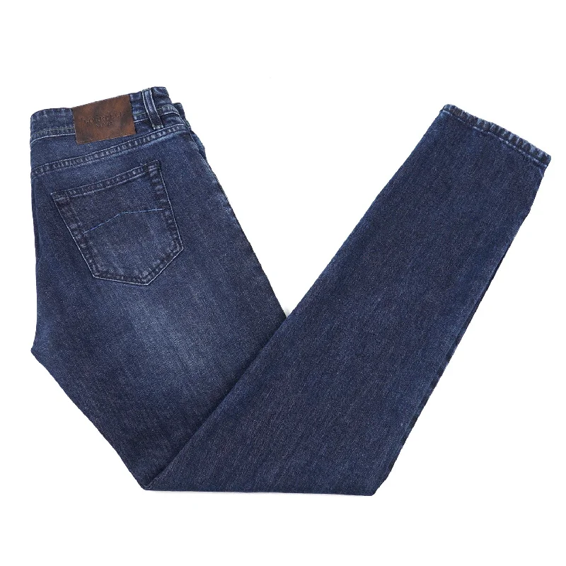 Luigi Borrelli Slim-Fit Denim Jeans Dapper Men's Bow