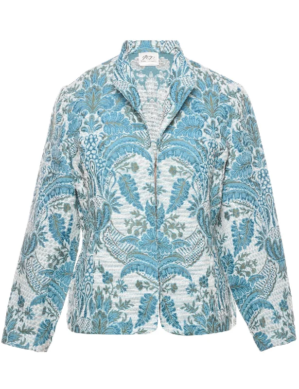 Floral Pattern Tapestry Jacket - M Dynamic Men's Glow