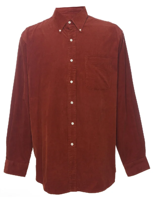 Saddlebred Corduroy Shirt - L Edgy Men's Punk