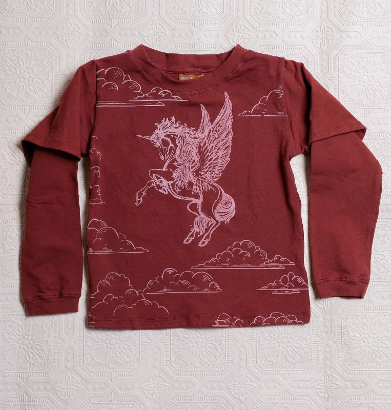 Organic Adventure T's - Red Pegacorn Dapper Men's Bow