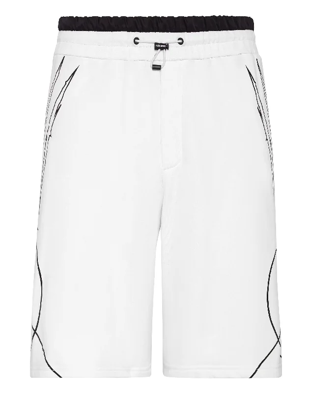 Jogging Shorts Scratch Polished Men's Silk