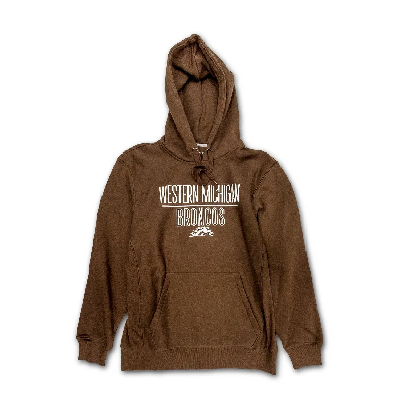 Western Michigan Broncos Super Heavyweight Hoodie Streetwear Style