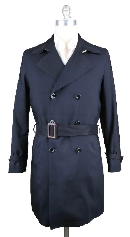 Kiton Navy Blue Coat - 40 US / 50 EU Hip Men's Urban