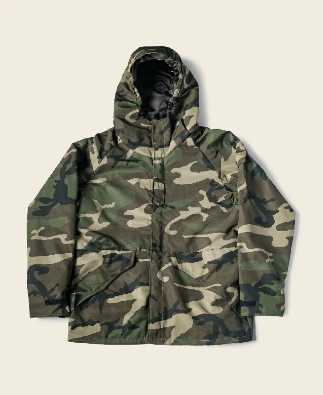 ECWCS Woodland Camo Parka Casual Men's Short