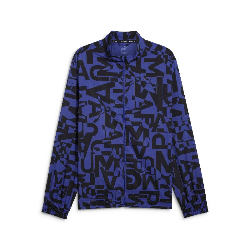 PUMA Men's FIT All-Over Print Jacket Men Artistic Men's Hand