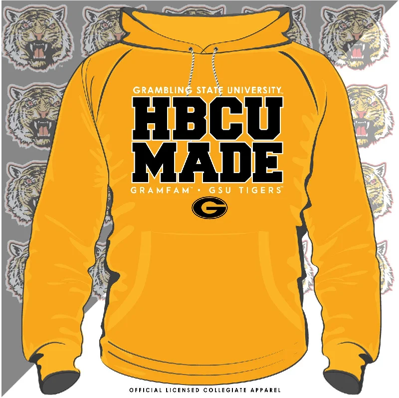 Grambling State | HBCU MADE Gold Unisex Hoodie (Z) Modern Men's Tech