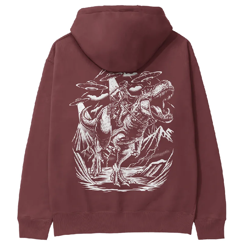 (New) Space Cowboy Hoodie - Wine Refined Men's Hand