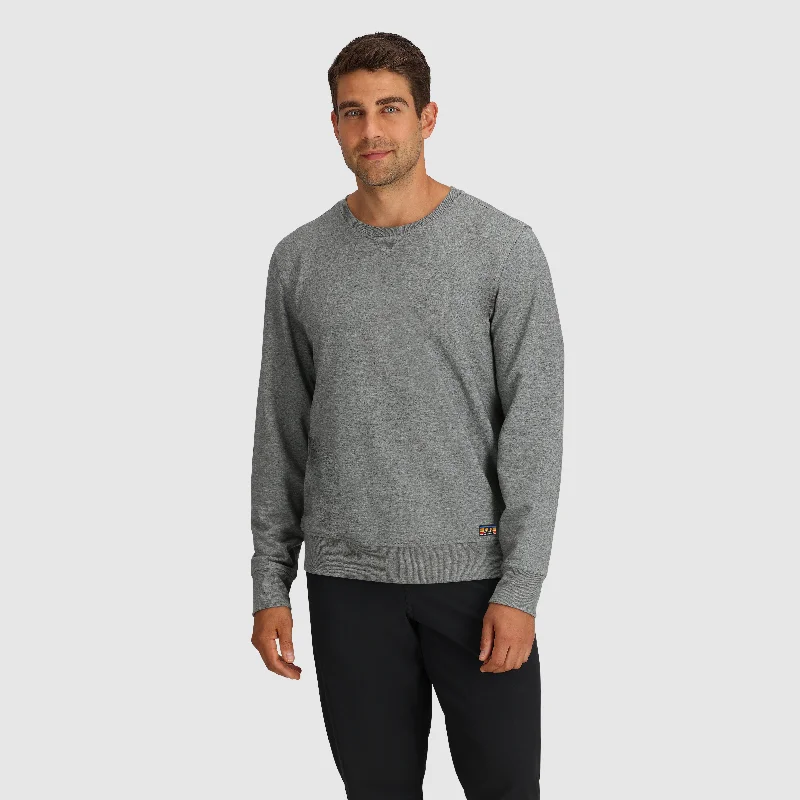 Men's Essential Fleece Crew British Gentleman Style