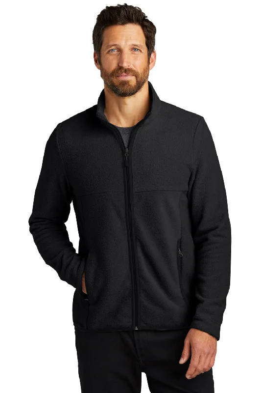 Port Authority Mens Connection Pill Resistant Fleece Full Zip Jacket - Deep Black Bold Men's Statement