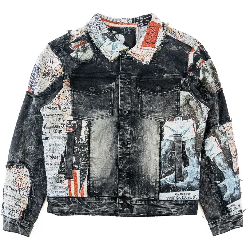 M1014 Mohadi Denim Jacket - Black Organic