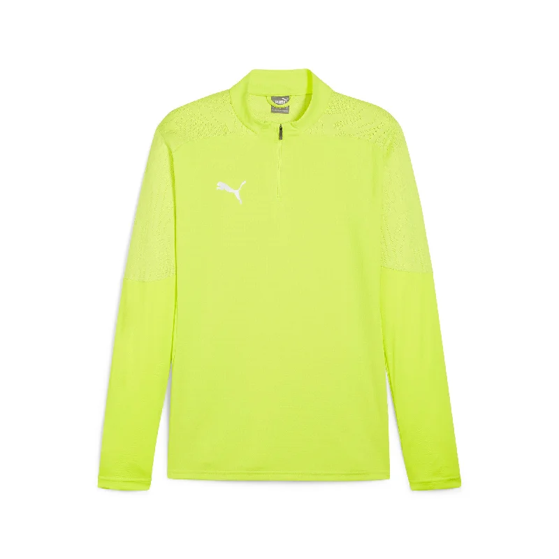 PUMA Men's teamFINAL Quarter-Zip Soccer Training Jacket Dapper Men's Bow