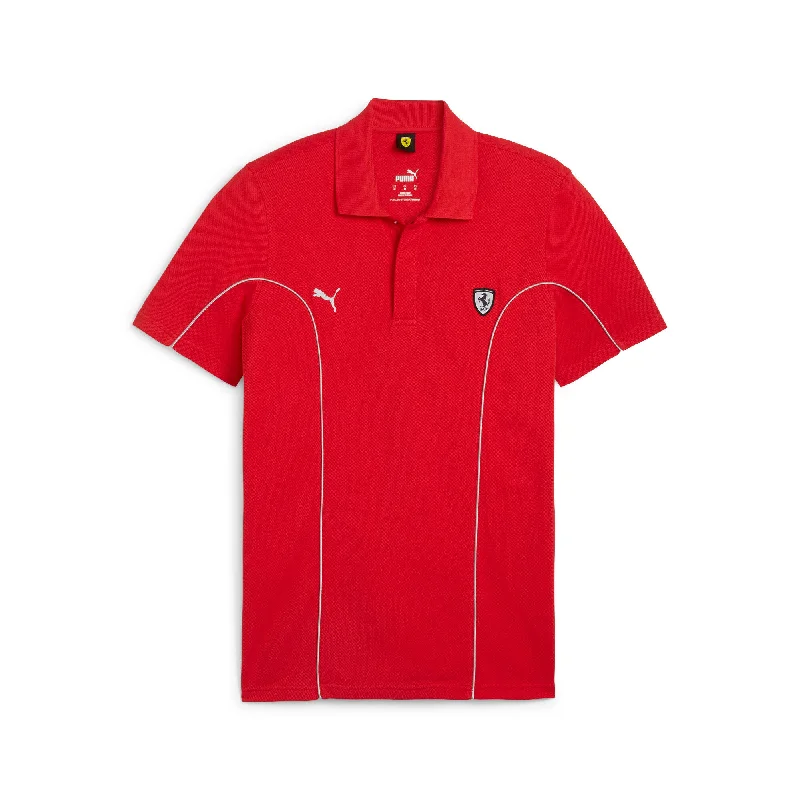 PUMA Men's Scuderia Ferrari Style Motorsport Polo Beach