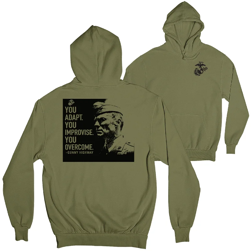 Gunny Highway Quote Hoodie Elegant Men's Cashmere