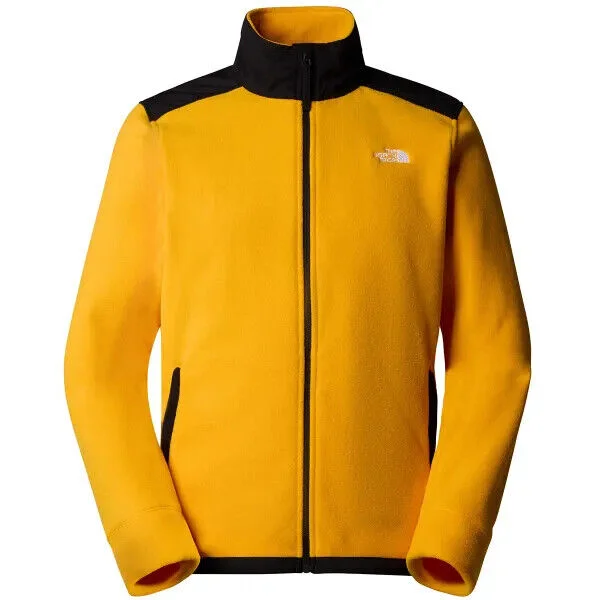 The North Face Alpine 200 NF0A7WWLZU3 Full-Zip Jacket Men Summit Gold SGN661 Sleek Men's Metallic