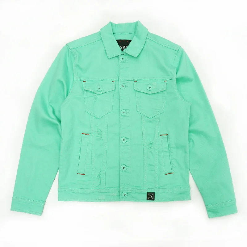 M1026 Core Denim Jacket - Green Confident Men's Power