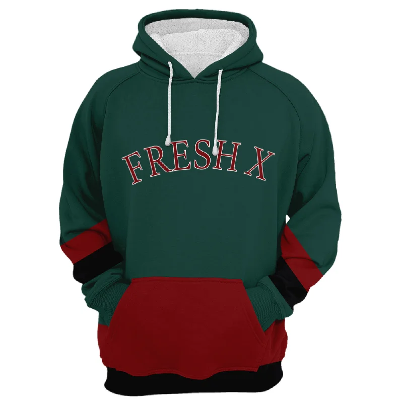 Fresh X Tricolor Hoodie Stylish Men's Tropical 