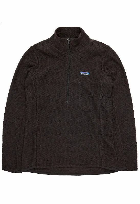 Patagonia Men's R1 Air Zip Neck - Black Sporty Men's Tennis