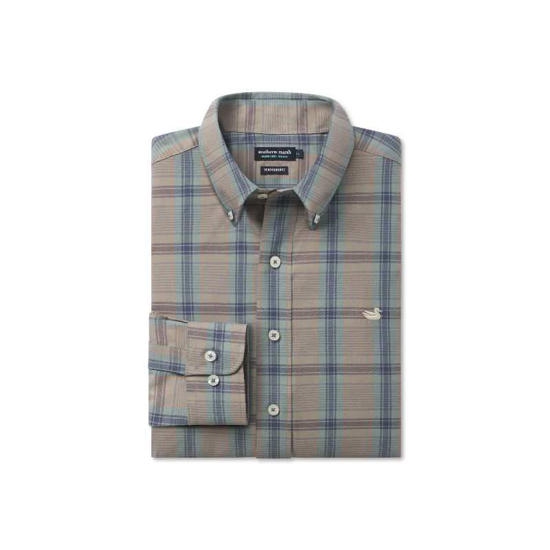 Townsend Lattice Performance Dress Shirt Stylish Men's Tropical 