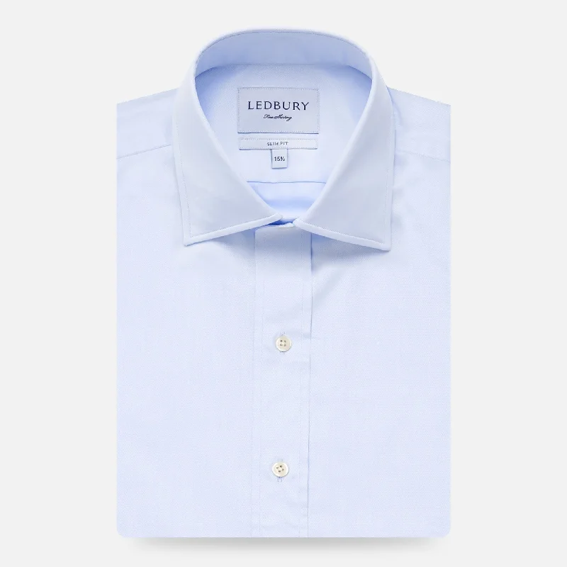 The Light Blue Signature Fine Twill Custom Shirt Rugged Men's Outdoor 