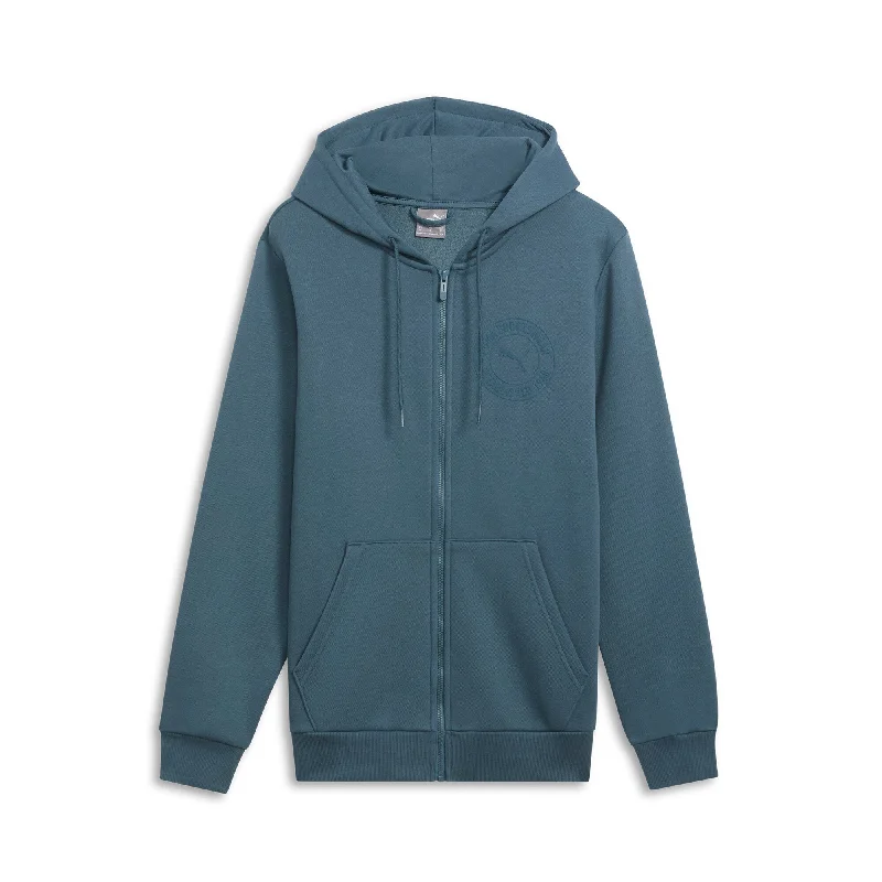 PUMA Men's Tonal Graphic Full-Zip Hoodie Vacation