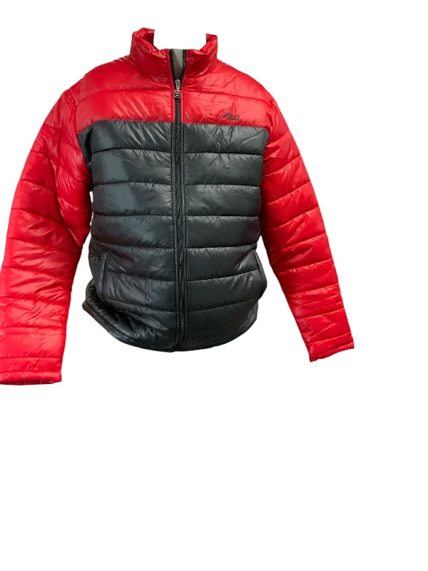 NWT Fila Men's Black Red Puffer XL Practical Men's Multi