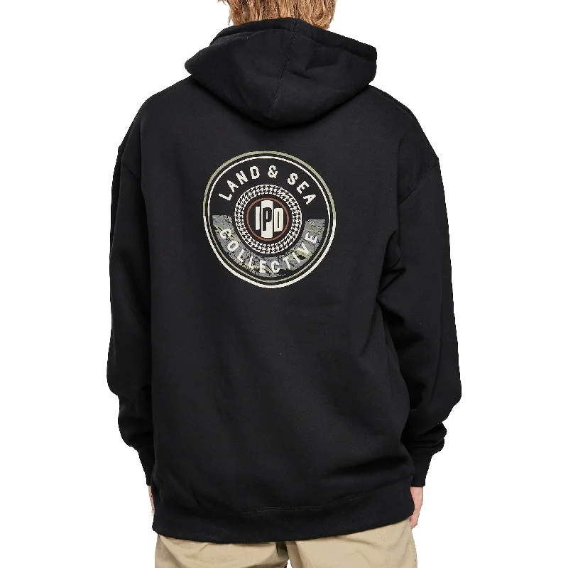 Collective - Hooded Pullover Fleece Unique Men's Patch