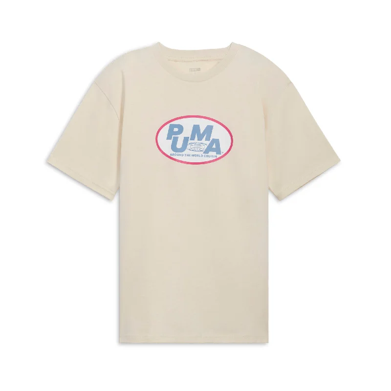 PUMA Men's CLASSICS Expedition Logo Tee Masculine Men's 