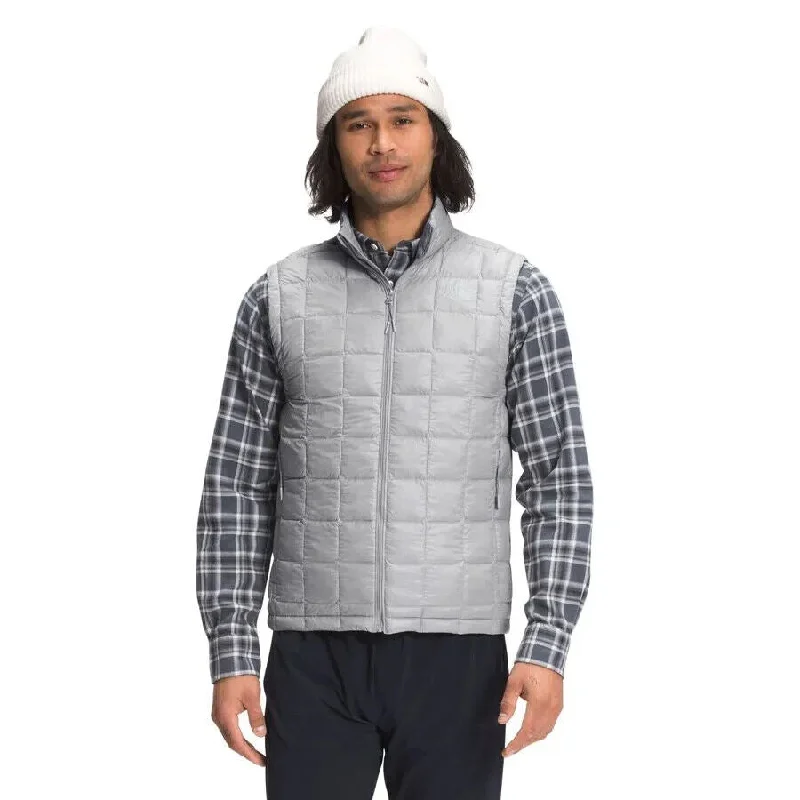 The North Face ThermoBall Eco 2.0 NF0A5GLOA91 Vest Men Meld Gray Full Zip CLO659 Cool Men's Distressed