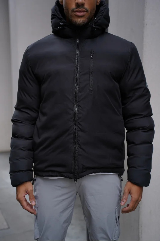 Capo BRIDGE Coat Jacket - Black Sporty Men's Tennis