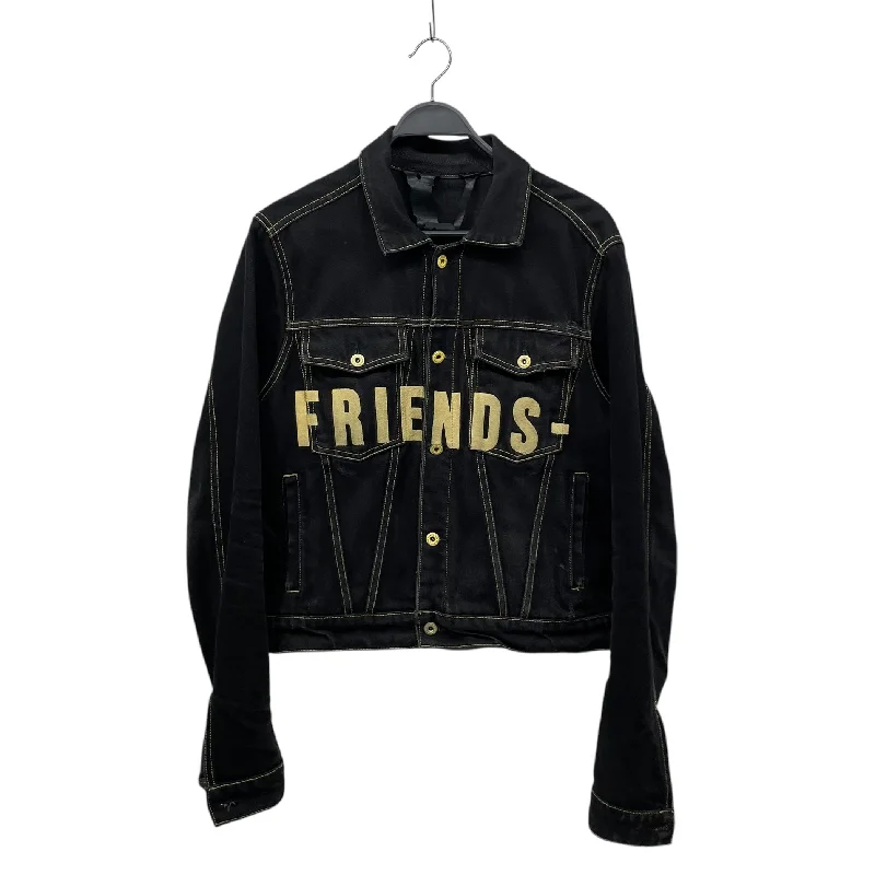 VLONE/Denim Jkt/M/Denim/FRIENDS GOLD THREAD Sharp Men's Italian