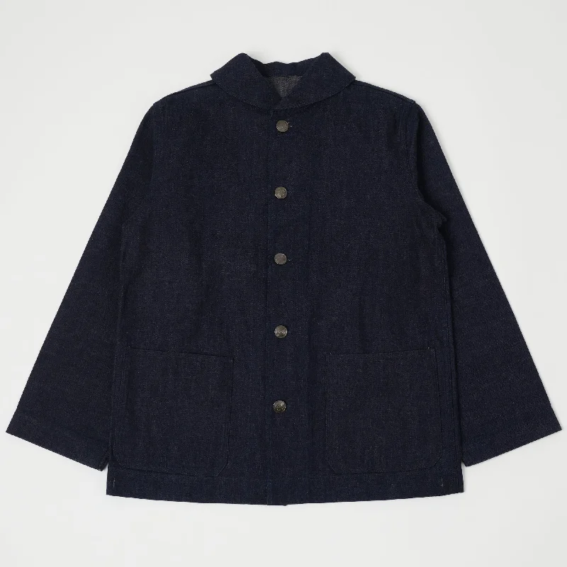 Warehouse & Co 2142 USN Denim Deck Jacket Laid