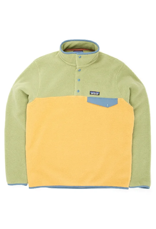 Patagonia Men's Lightweight Synchilla Snap-T Pullover - Pufferfish Gold Artistic Men's Avant