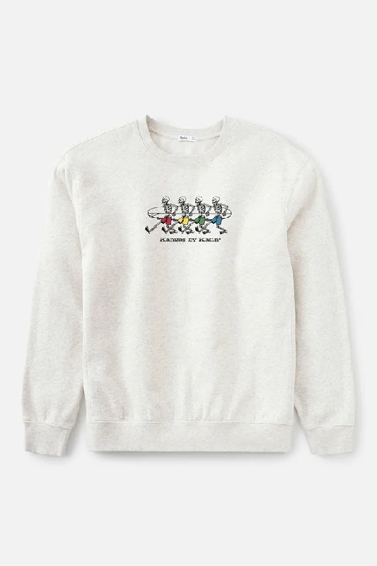 HERMANOS EMBROIDERED CREWNECK Modern Men's Tech