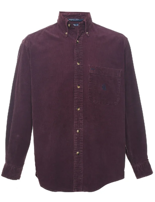 Nautica Corduroy Shirt - S Cclassic Men's Tweed