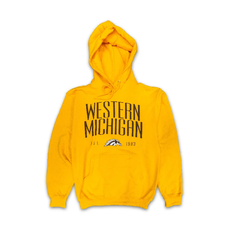 Western Michigan Modern Hoodie Classic Men's Pin