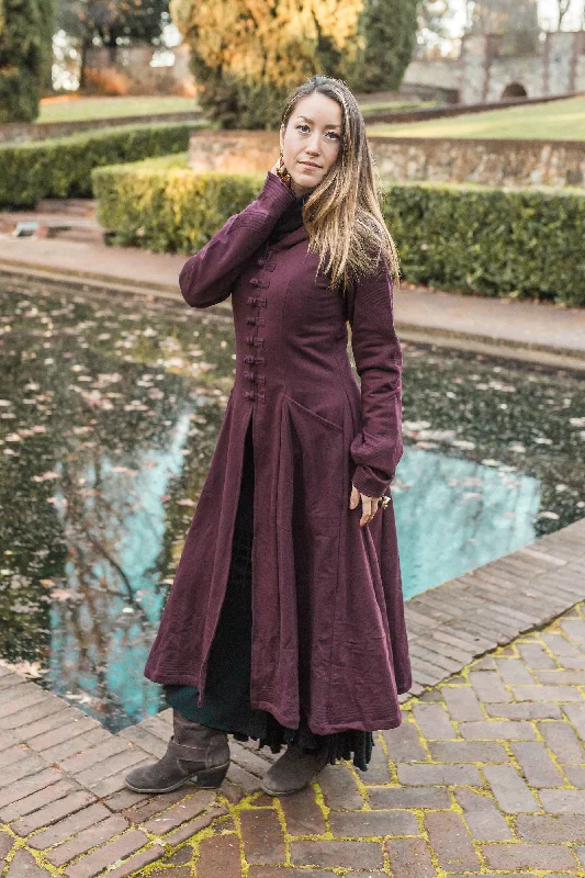 Kaftan Coat - Starduster - Plum Tailored