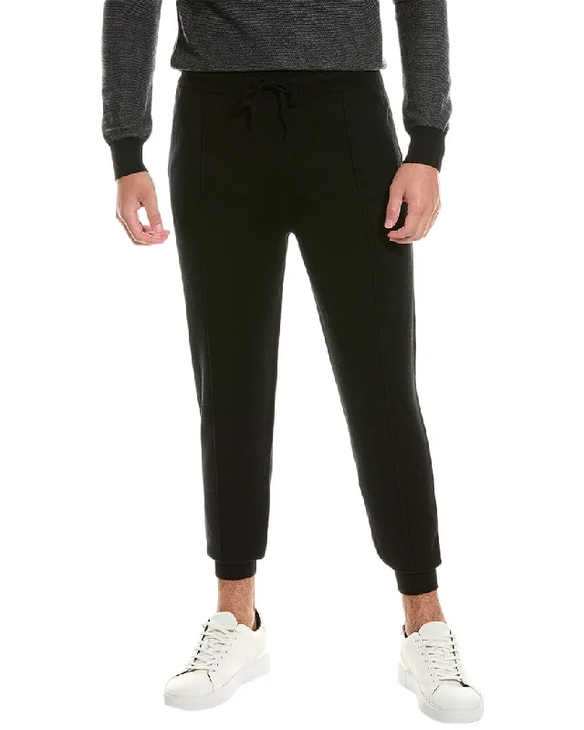 Bruno Magli Wool Jogger Pant Monochromatic Office Style