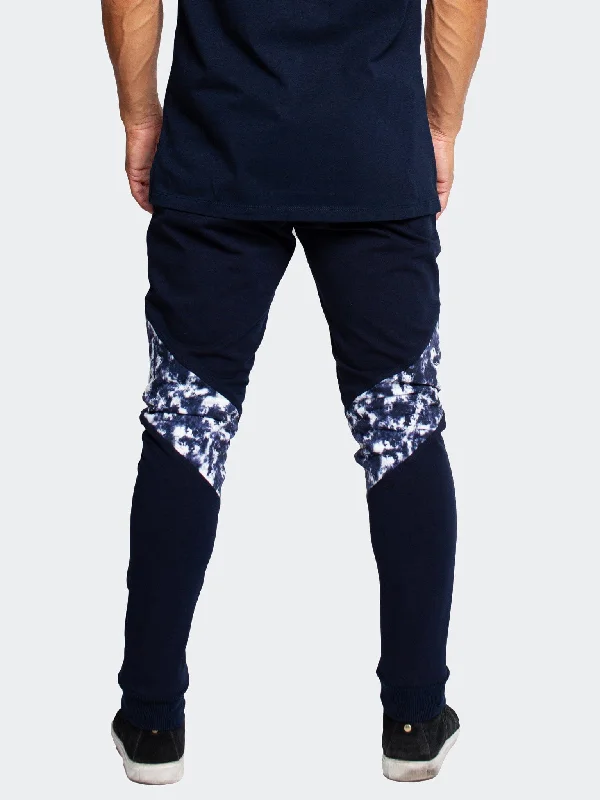 Jogger TieDye Blue Edgy Men's Punk