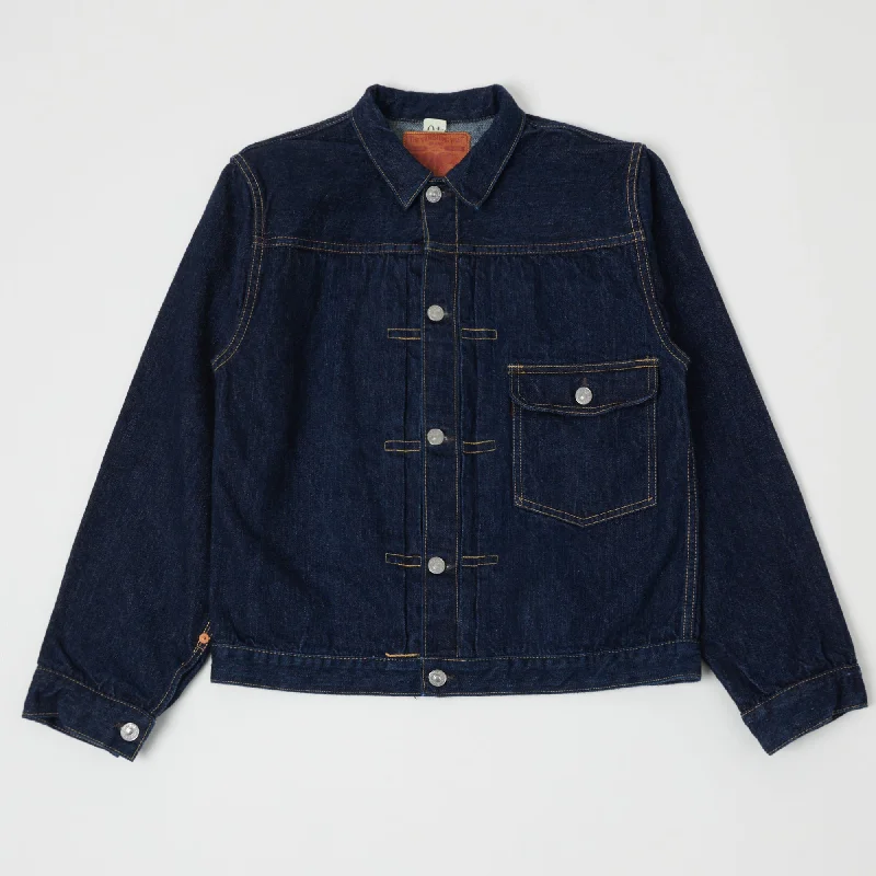 Freewheelers 506XX 'The Vanishing West' Type-I Denim Jacket - One Wash Bold Men's Animal