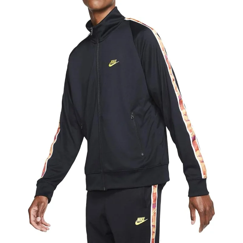 Nike Organic Distortion Jacket Black/Yellow  CW4806-010 Men's Sharp Men's Italian