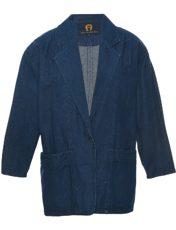 Indigo Denim Jacket - M Artistic Men's Hand