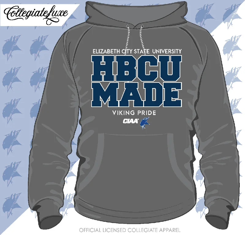 ECSU | HBCU MADE Gray Unisex Hoodie (Z) (DK) Tough Men's Military